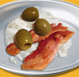 Green Olives and Ham